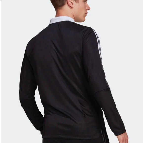 ADIDAS MEN’S TIRO 21 TRACK JACKET in black/white size Large - Picture 11 of 14